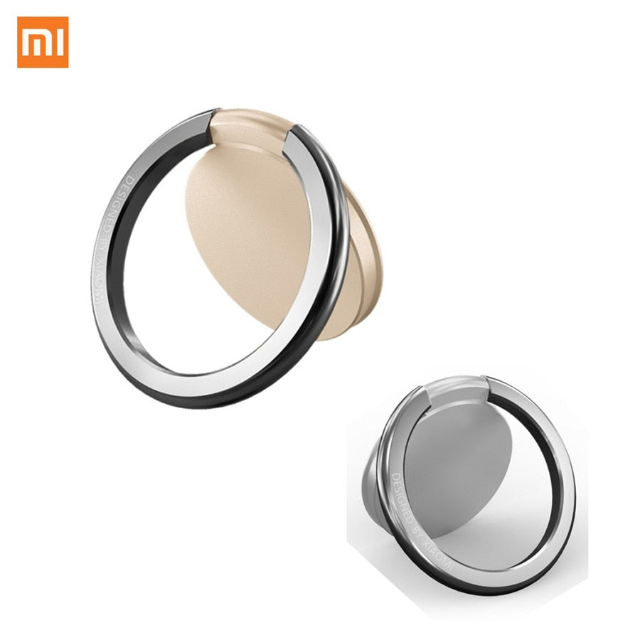 Original Xiaomi Metal Finger Ring Mobile Phone Stand Holder For iPhone iPad Samsung Smart Phone Mount Stand Watch TV Epacket RU