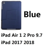 Ultra thin Bluetooth Keyboard Kickstand Case For iPad Air Air 2 iPad Pro 9.7"New iPad 2017 2018 iPad 234 Mini 1 2 3 4