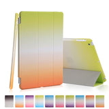 For Apple iPad Air 2 Air2 Retina Smart Case Cover Rainbow Tablet Pu Leather Cases For ipad air 2 ipad 6 For ipad 5th generation