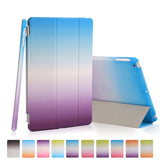 For Apple iPad Air 2 Air2 Retina Smart Case Cover Rainbow Tablet Pu Leather Cases For ipad air 2 ipad 6 For ipad 5th generation