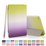 For Apple iPad Air 2 Air2 Retina Smart Case Cover Rainbow Tablet Pu Leather Cases For ipad air 2 ipad 6 For ipad 5th generation