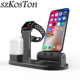 Charging Dock Station Stand Holder for Apple Watch 40mm 44mm 38mm 42mm for iPhone XS XR X 7 8 6 Plus for AirPods iPad Stand