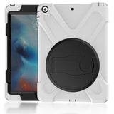 Heavy Duty For iPad 6 iPad Air 2 Shockproof Armor Case Silicon + PC Kickstand Funda For iPad Air 2 iPad 6 Cover Stand Anti-Drop