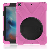 Heavy Duty For iPad 6 iPad Air 2 Shockproof Armor Case Silicon + PC Kickstand Funda For iPad Air 2 iPad 6 Cover Stand Anti-Drop