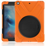 Heavy Duty For iPad 6 iPad Air 2 Shockproof Armor Case Silicon + PC Kickstand Funda For iPad Air 2 iPad 6 Cover Stand Anti-Drop