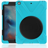 Heavy Duty For iPad 6 iPad Air 2 Shockproof Armor Case Silicon + PC Kickstand Funda For iPad Air 2 iPad 6 Cover Stand Anti-Drop